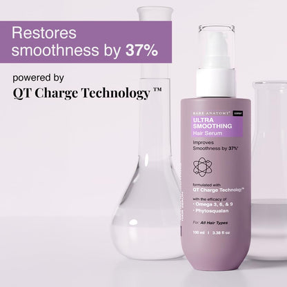 Ultra Smoothing Hair Serum Powered by Carbohydrate Complex & Niacinamide | Women & Men | 100 Ml