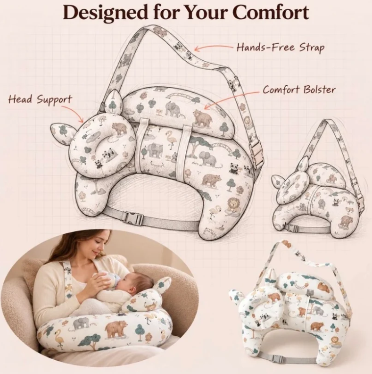 Skinomo Hands-Free Nursing Pillow™